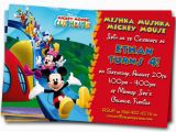 Customizable Birthday Invitations Free Printables Mickey Mouse Clubhouse Invitations Printable Personalized