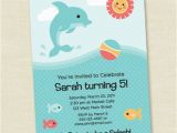 Customizable Printable Birthday Cards Custom Dolphin Birthday Aqua Personalized Printable