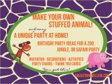 Customize Your Own Birthday Invitations Wendy Hanenburg 39 S Blog Make Your Own Stuffed Animals