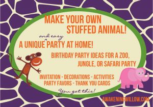 Customize Your Own Birthday Invitations Wendy Hanenburg 39 S Blog Make Your Own Stuffed Animals
