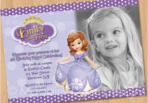 Customized 1st Birthday Invitations 1000 Images About sofia 1st Invites On Pinterest Girl