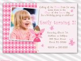 Customized 1st Birthday Invitations Pink Fairy Birthday Invitation Custom Any Age Girl 1st