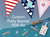 Customized Birthday Decorations Custom Party Banner Personalized Party Decorations for