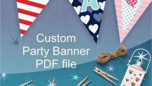 Customized Birthday Decorations Custom Party Banner Personalized Party Decorations for