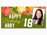 Customized Birthday Decorations Custom Photo Birthday Banner Personalized Party Backdrop