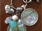 Customized Birthday Gifts for Her Birthday Gift for Her Personalized Vintage Necklace or Key