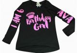 Customized Birthday Girl Shirts Personalized Birthday Girl Shirt