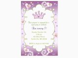 Customized Birthday Invitations Online 30 Personalized Princess Purple Invitation Card Invites