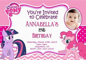 Customized Birthday Invitations Online Free My Little Pony Personalized Birthday Invitations Best