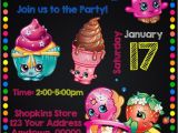 Customized Birthday Invitations Online Shopkins Birthday Party Invitations Personalized Custom