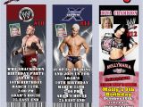 Customized Birthday Invitations Online Wwe Wrestling Birthday Invitations More Personalized