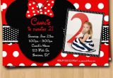 Customized Birthday Invites Free Customized Minnie Mouse Birthday Invitations Template