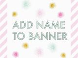 Customized Happy Birthday Banner Personalized Happy Birthday Banner Add On Must Be Purchased