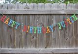 Customized Happy Birthday Banner Personalized Happy Birthday Banner Made to order
