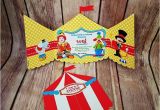 Cut Out Birthday Invitations Circus Tent Invitation Set Of 10 Art Paper Creative Party