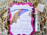 Cut Out Birthday Invitations Kara 39 S Party Ideas Rainbow Unicorn Birthday Party