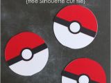 Cut Out Birthday Invitations Pokemon Birthday Party Invitations with Free Silhouette