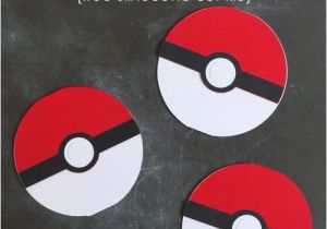 Cut Out Birthday Invitations Pokemon Birthday Party Invitations with Free Silhouette