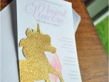 Cut Out Birthday Invitations Unicorn Invitations Unicorn Birthday Invitations We