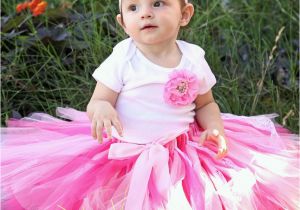 Cute 1st Birthday Girl Outfits First Birthday Outfit Girl Pink and White Lace Tutu