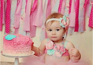 Cute 1st Birthday Girl Outfits Smash Cake Love these Colors for Baby Party Photography