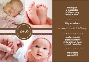 Cute 1st Birthday Invitation Wording 1st Birthday Invitation Wording Ideas From Purpletrail