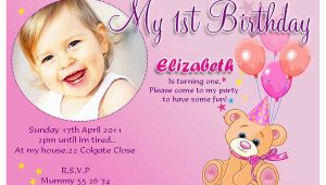 Cute 1st Birthday Invitation Wording First Birthday Invitation Wording Bagvania Free