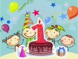 Cute Birthday Cards for Kids 1st Birthday Wishes for Cute Babies