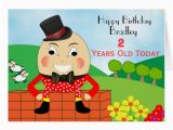 Cute Birthday Cards for Kids Humpty Dumpty Cute Kids Birthday Card Zazzle
