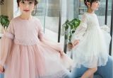 Cute Birthday Dresses for Girls Lace Princess Dress for Girl Korean Cute Thin Dress Kids