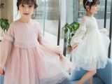 Cute Birthday Dresses for Girls Lace Princess Dress for Girl Korean Cute Thin Dress Kids