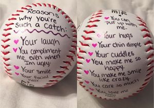 Cute Birthday Gifts for Boyfriend Diy Cute Baseball Gift for Him Gift Ideas Pinterest