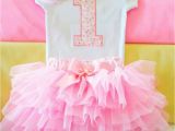 Cute Birthday Girl Outfits Cute Baby 1st Birthday Girl Clothes Tutu Dress Skirt