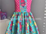 Cute Birthday Girl Outfits Trolls Dress Trolls Birthday Outfit Cute Birthday Dress