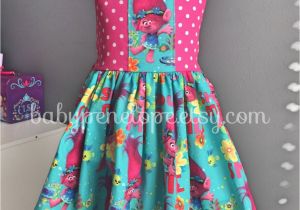 Cute Birthday Girl Outfits Trolls Dress Trolls Birthday Outfit Cute Birthday Dress