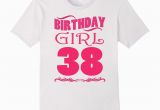 Cute Birthday Girl Shirts Womens 38th Birthday Girl Cute 1979 Girl T Shirt Pl