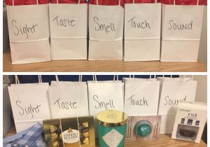Cute Birthday Ideas for Him 5 Senses Gift for Him Valentines 5senses Diy and