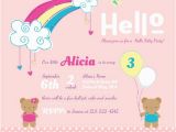 Cute Birthday Invite Sayings Hello Kitty Birthday Party Ideas Invitations Wording Crafts