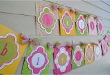 Cute Happy Birthday Banners Ice Cream Party Printable Happy Birthday Banner Instant
