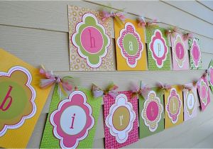 Cute Happy Birthday Banners Ice Cream Party Printable Happy Birthday Banner Instant