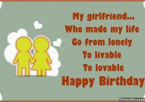 Cute Happy Birthday Quotes for Girlfriend Birthday Wishes for Girlfriend Quotes and Messages