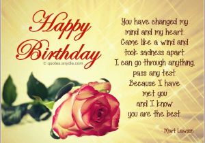 Cute Love Happy Birthday Quotes Birthday Quotes for Boyfriend Quotes and Sayings