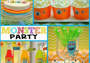 Cute Monster Birthday Party Decorations Monster Party It 39 S A Monster Birthday Bash Mimi 39 S Dollhouse