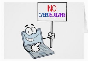 Cyber Birthday Cards No Cyber Bullying Computer Greeting Cards Zazzle