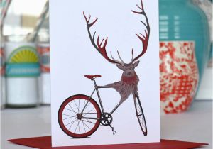 Cycling themed Birthday Cards Set Of Bicycle Bike themed Greetings Card Set by Wyatt9