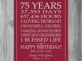 Dad 75th Birthday Card 75th Birthday Gift Ideas for Dad Gift Ftempo