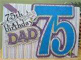 Dad 75th Birthday Card Daffodil Cards 75th Birthday