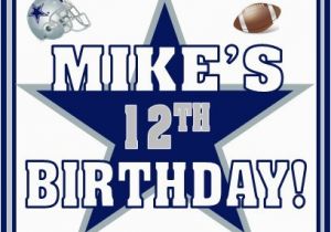 Dallas Cowboys Birthday Party Invitations 12 Printed Dallas Cowboys Football thenotecardlady