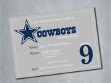 Dallas Cowboys Birthday Party Invitations Dallas Cowboys Digital Birthday Invitation Nfl by Meghansview