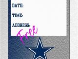 Dallas Cowboys Birthday Party Invitations Dallas Cowboys Kids Invitations A Birthday Cake